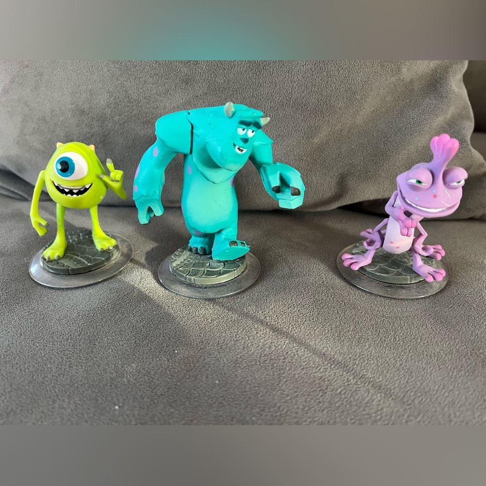 Monsters Inc for Disney infinity game set of 3